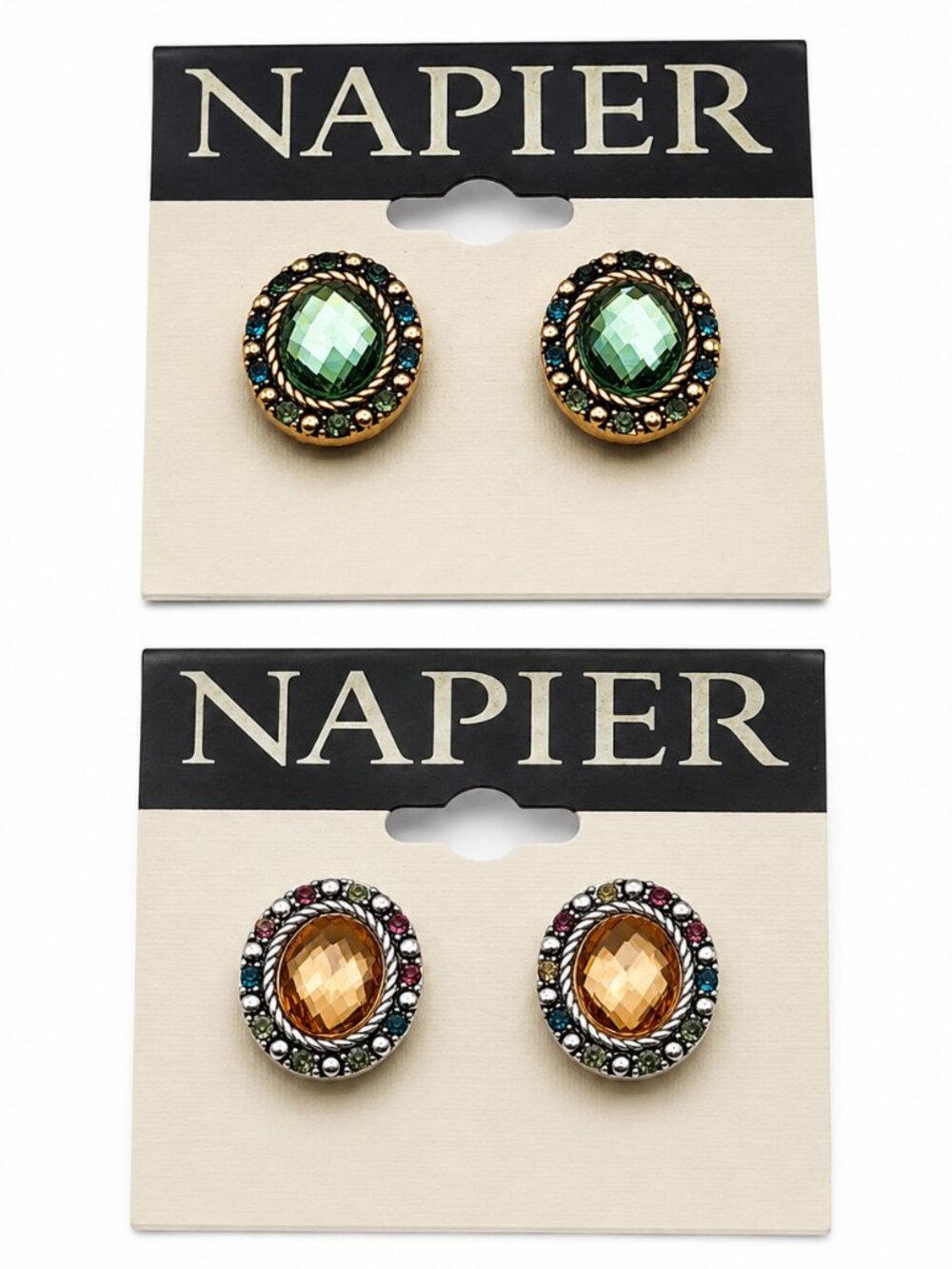 Napier stud earrings choice of color NEW